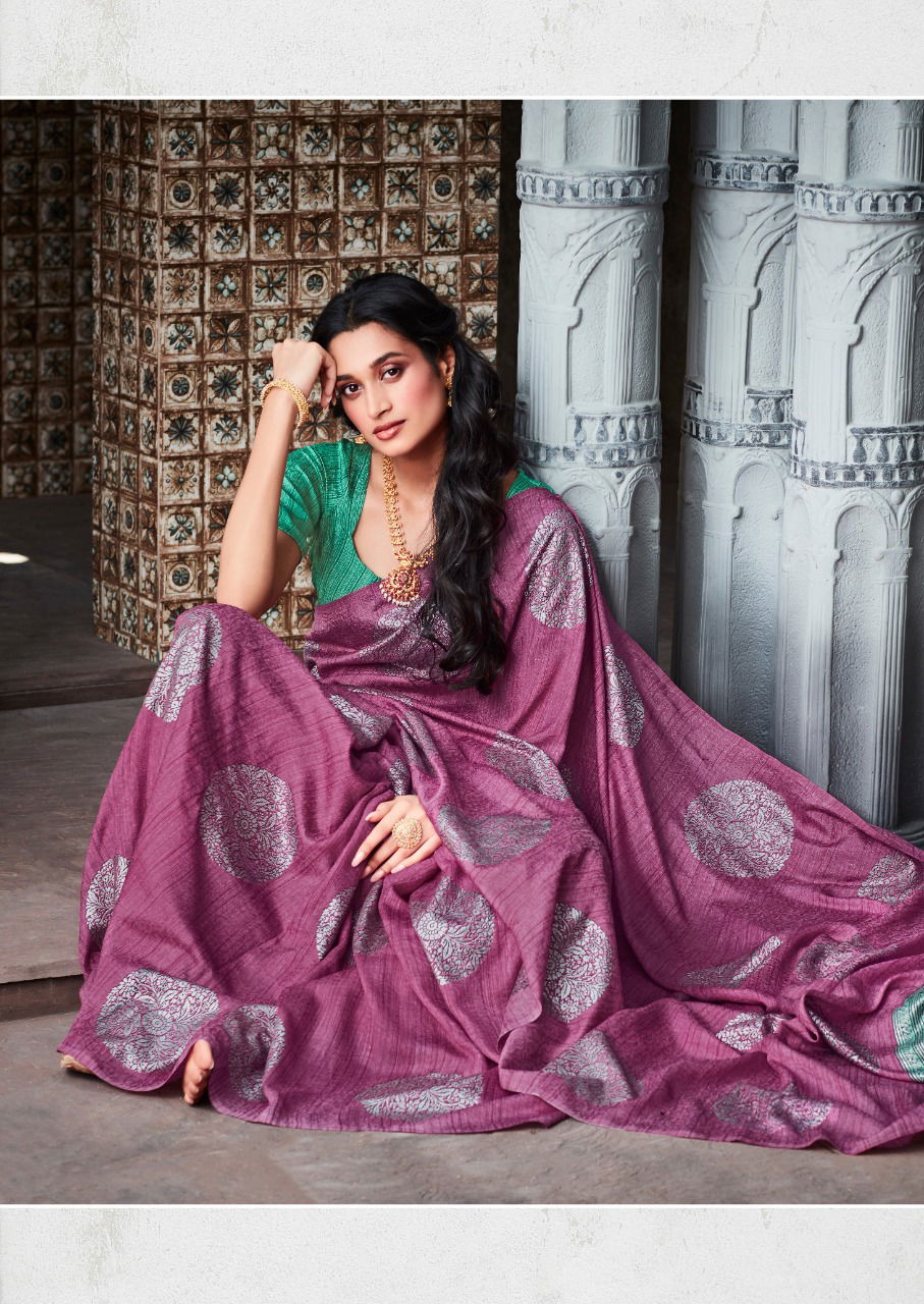 Sr Panama Soft Linen Wholesale Designer Saree Catalog
